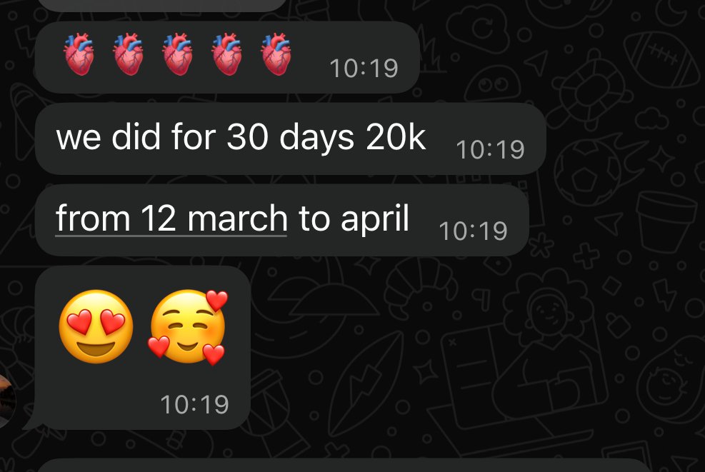 Message d'une créatrice