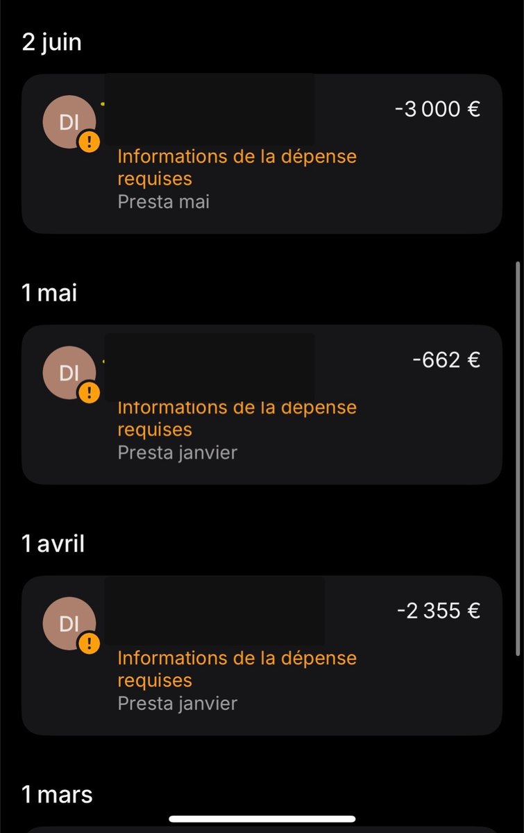 Preuves de paiement collaborateur